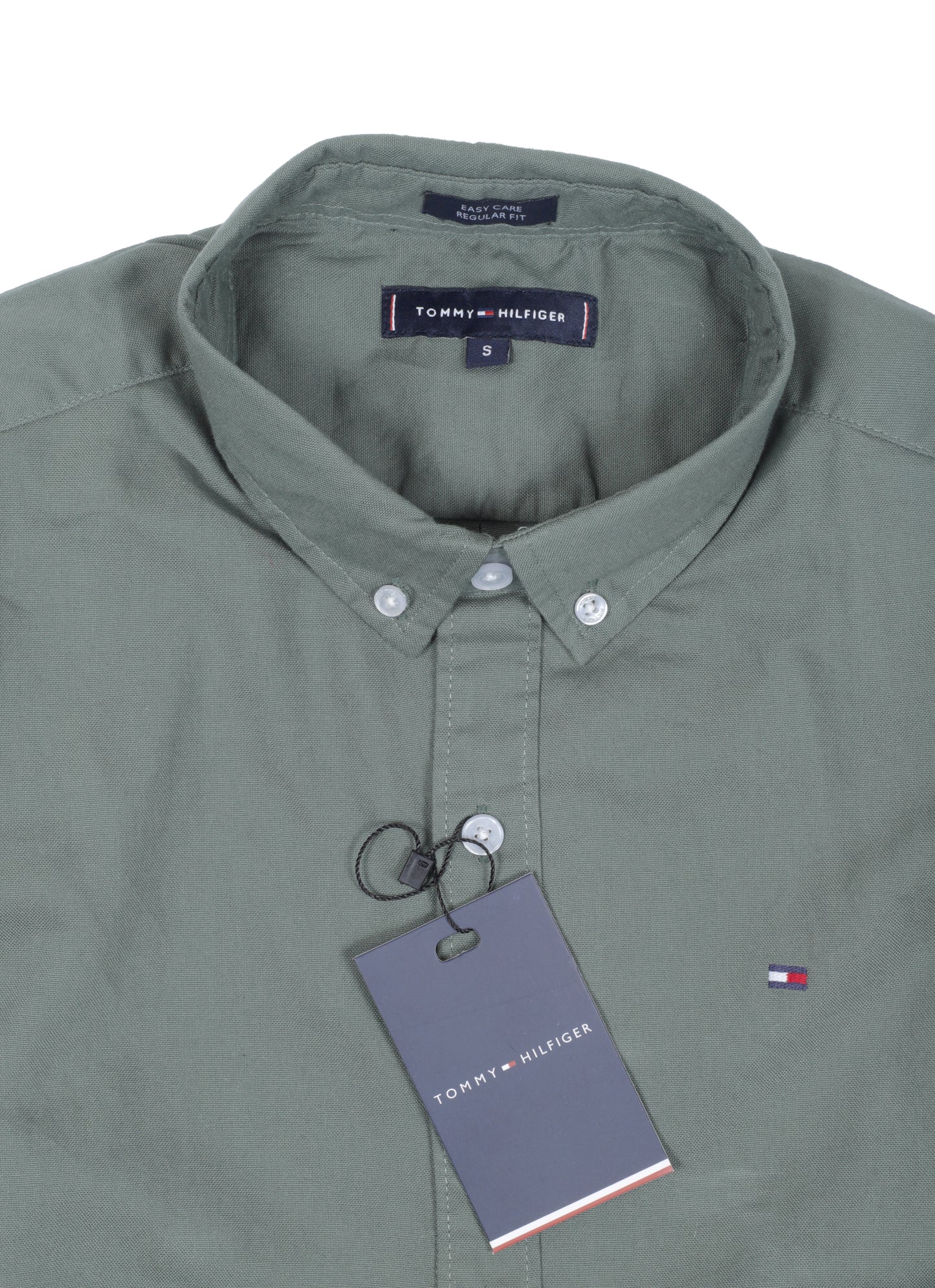 TOMMY HILFIGER Twilight Sage Classic Fit Long Sleeve Button-Down Shirt