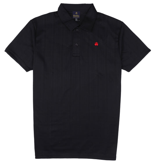 Brooks Brothers Classic Fit Striped Polo Shirt in Black