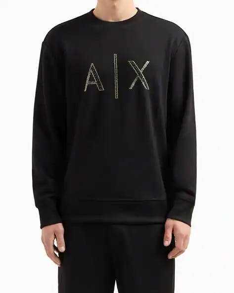 A|X Ember Garnet Luxe Embellished Sweatshirt