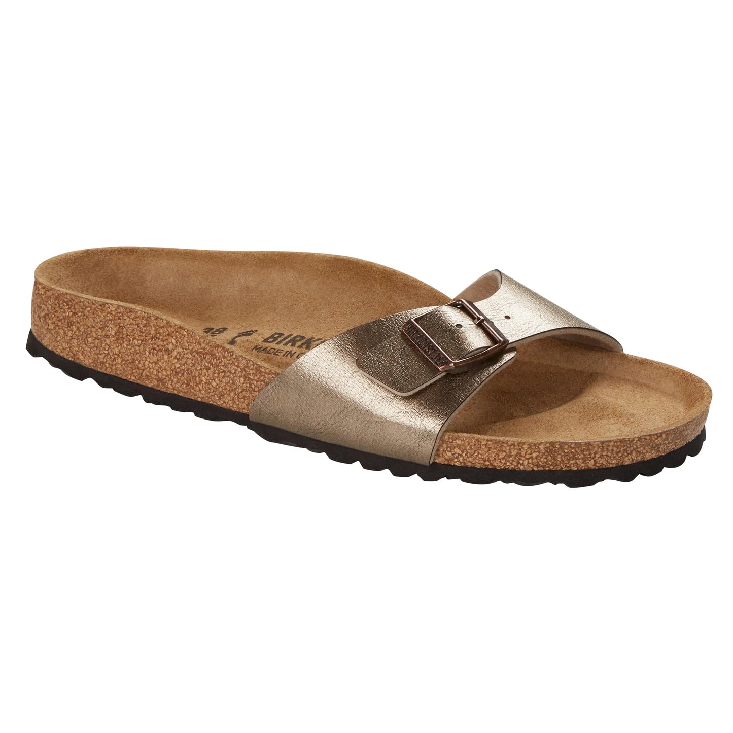 BIRKENSTOCK Luminous Bronze Chic Buckle Slide Women Sandal