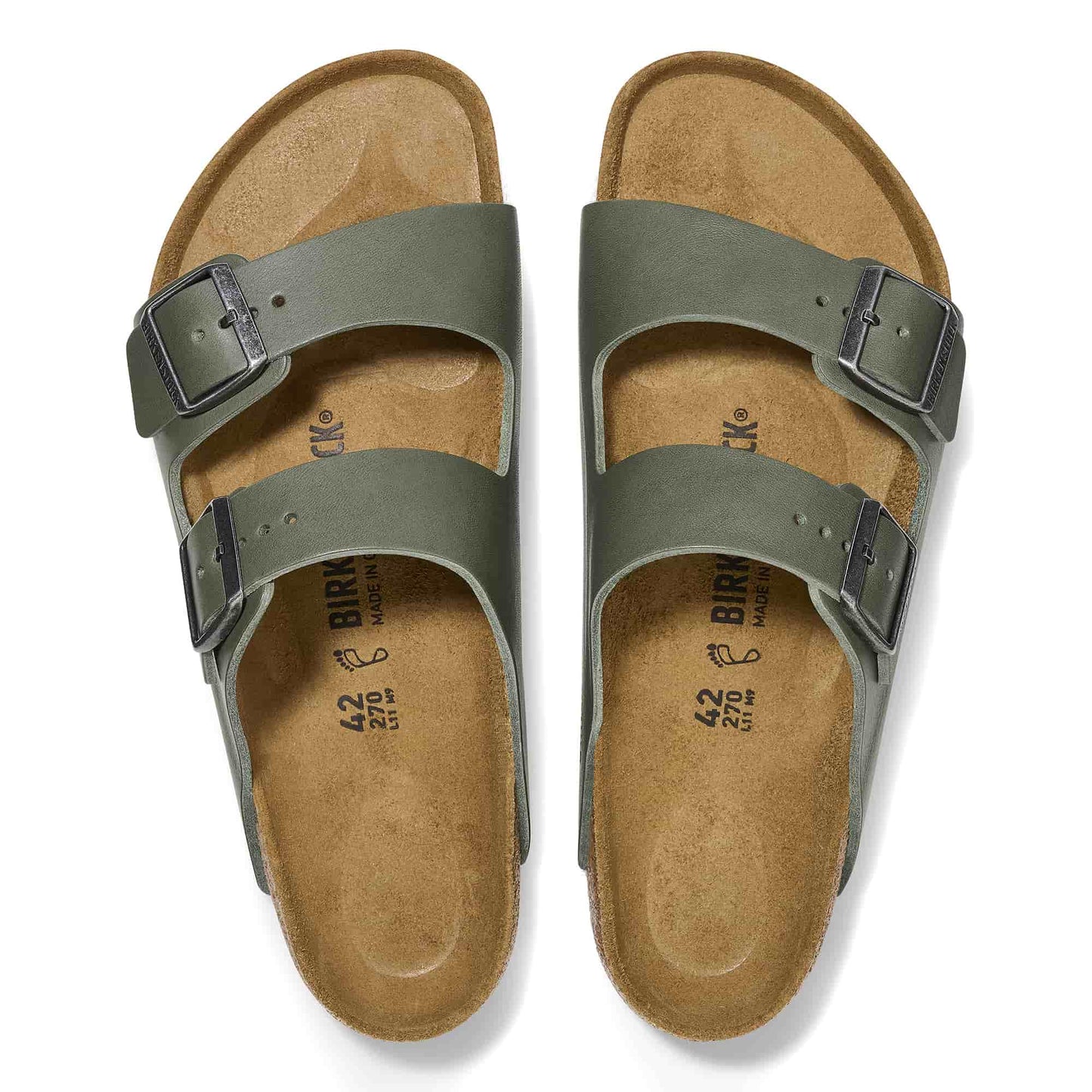 BIRKENSTOCK Enchanted Sage Soft Footbed Sandals