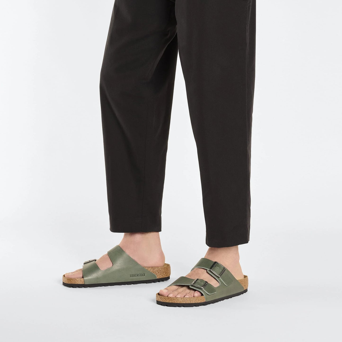 BIRKENSTOCK Enchanted Sage Soft Footbed Sandals