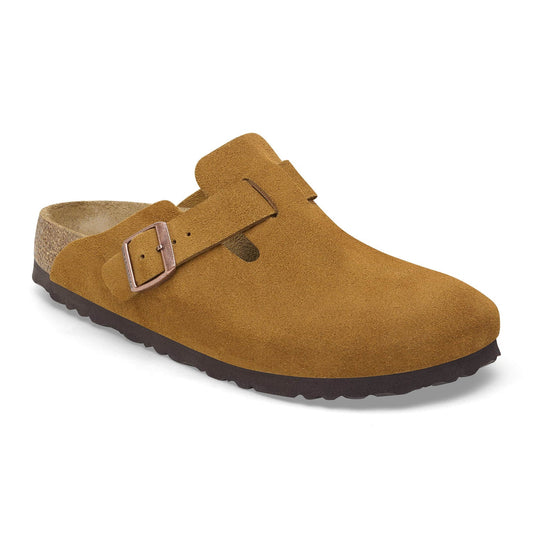 Birkenstock Boston Soft Footbed Suede Leather Thyme