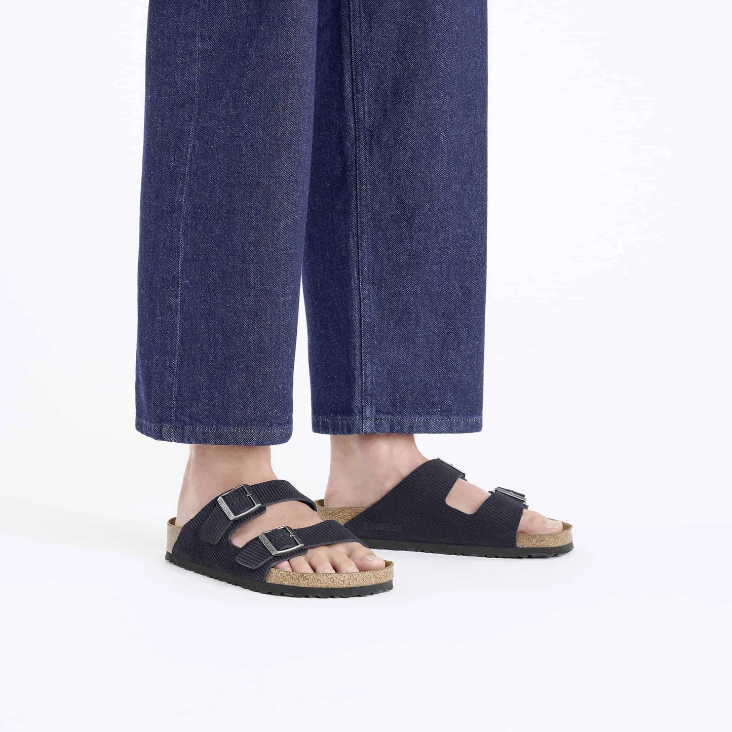 BIRKENSTOCK Twilight Charcoal Luxe Soft Footbed Sandals