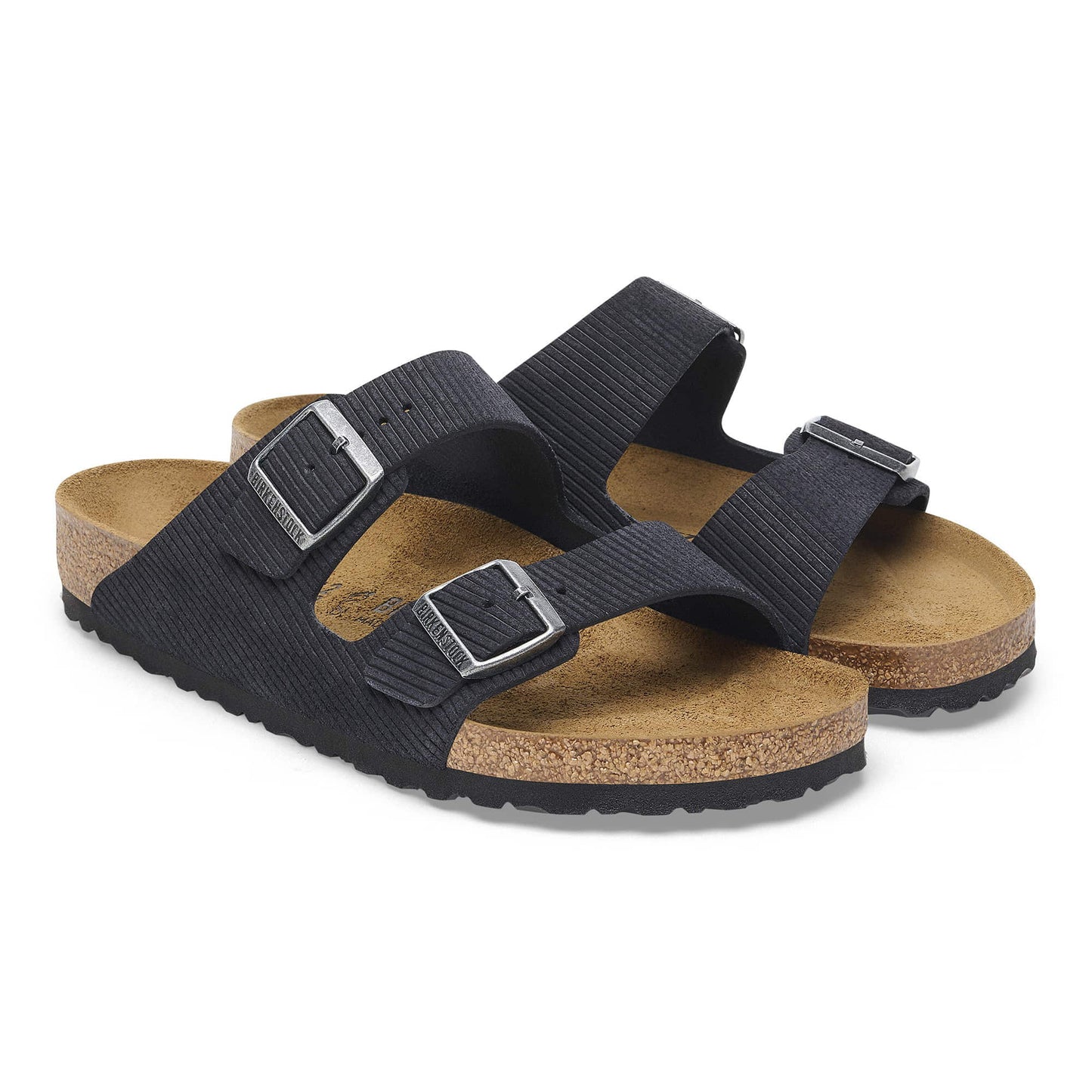 BIRKENSTOCK Twilight Charcoal Luxe Soft Footbed Sandals