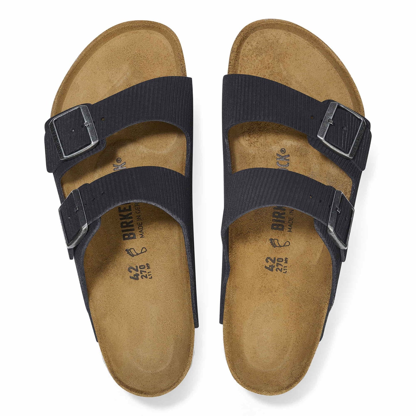 BIRKENSTOCK Twilight Charcoal Luxe Soft Footbed Sandals