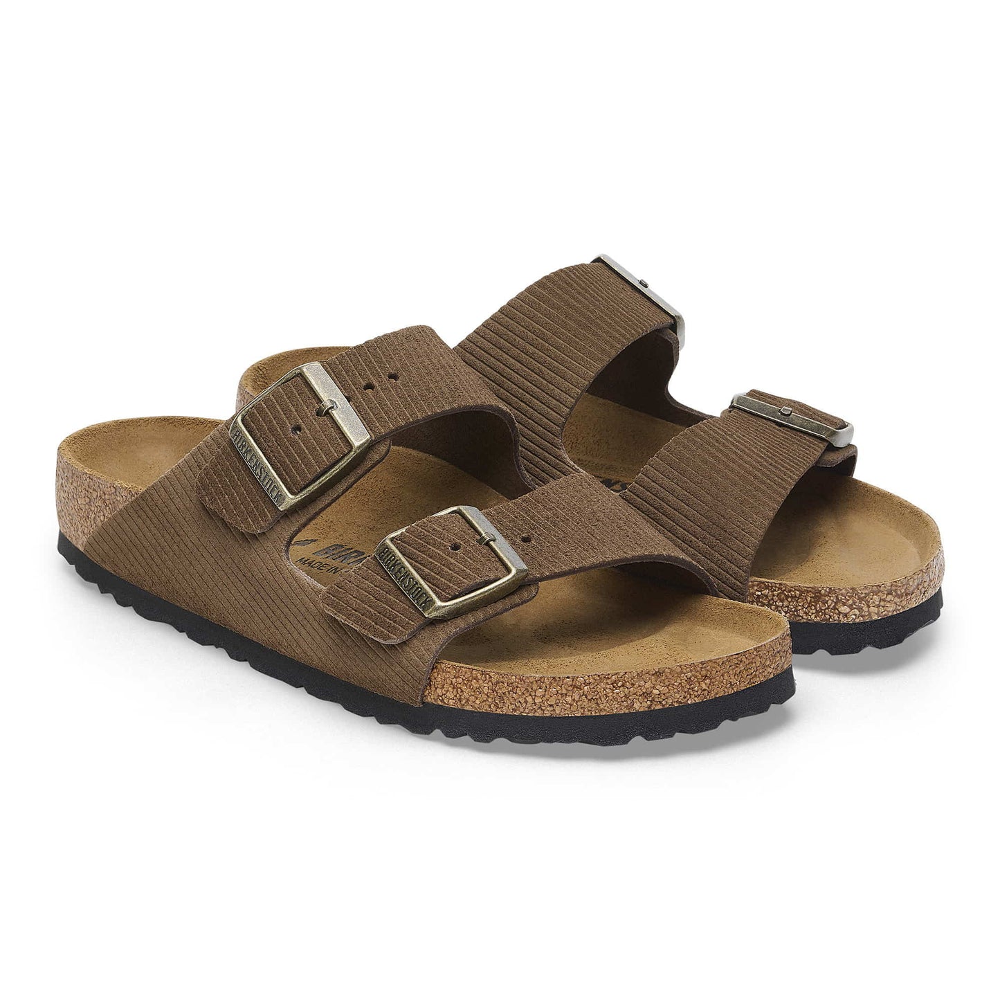 BIRKENSTOCK Rustic Chestnut Luxe Soft Footbed Sandals