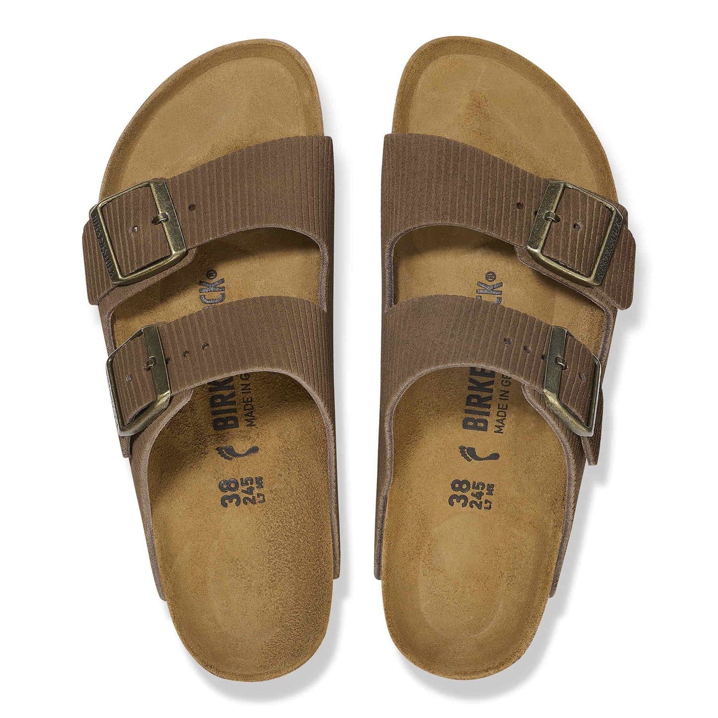 BIRKENSTOCK Earthy Umber Luxe Soft Footbed Sandals