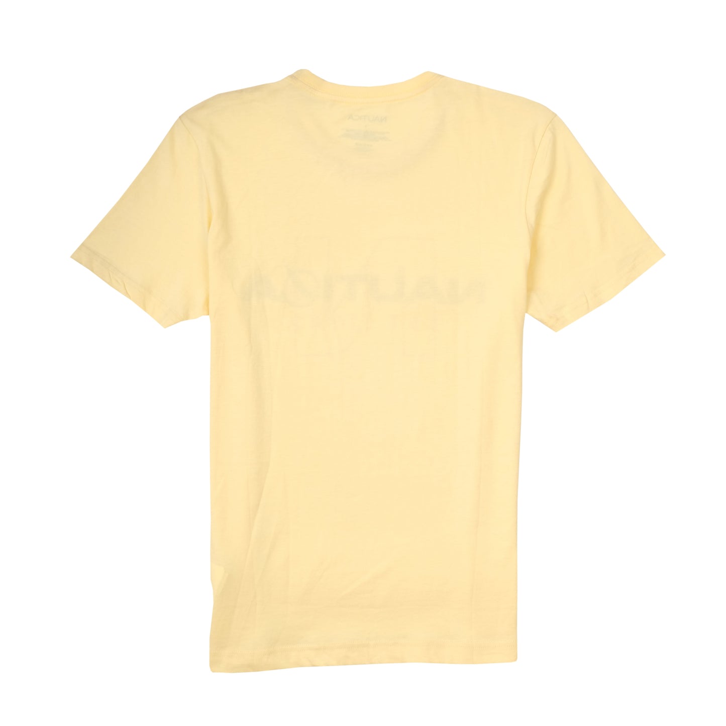 Nautica Yellow Graphic Round Neck T-shirt