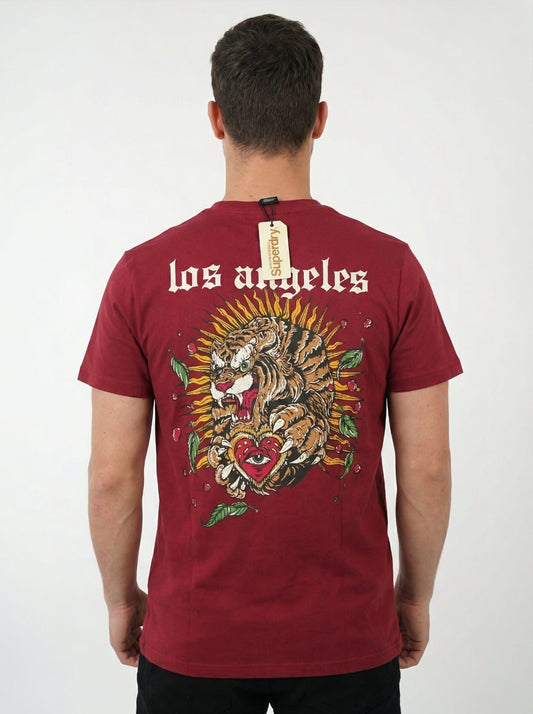 Superdry Los Angeles Graphic BackPrint Tee