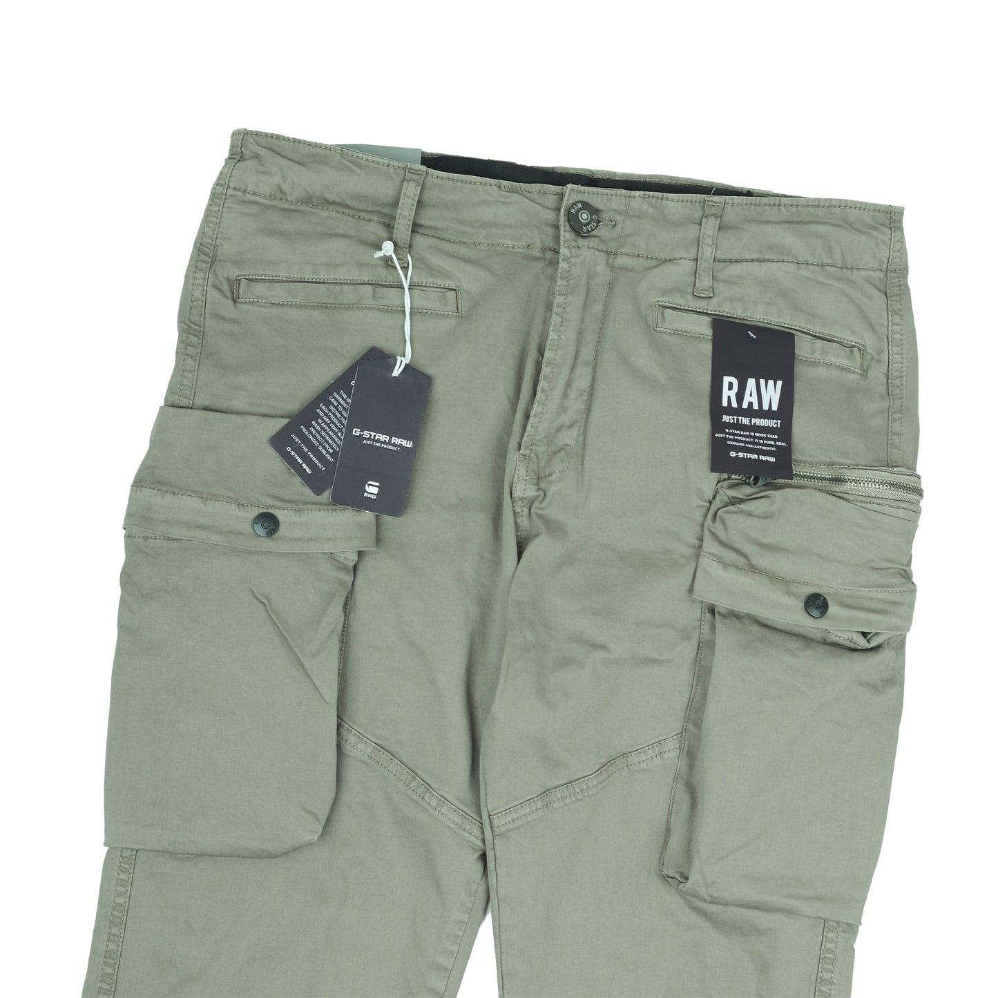 G-STAR RAW Military Green Premium Ospak Slim Cargo Pants
