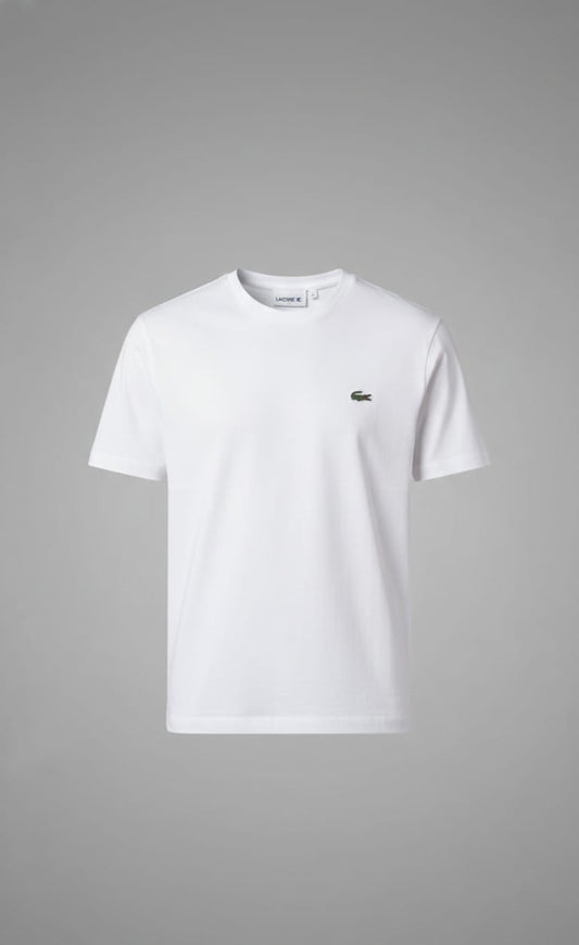 LACOSTE Celestial Pearl Classic Fit Short Sleeve Cotton T-Shirt