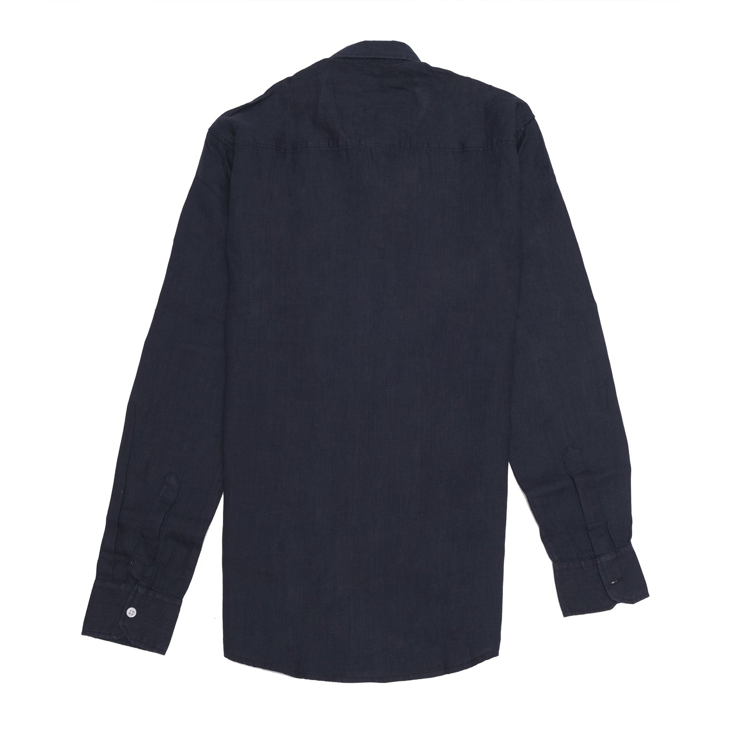 TOMMY HILFIGER Navy Blue Classic Fit Button-Up Shirt
