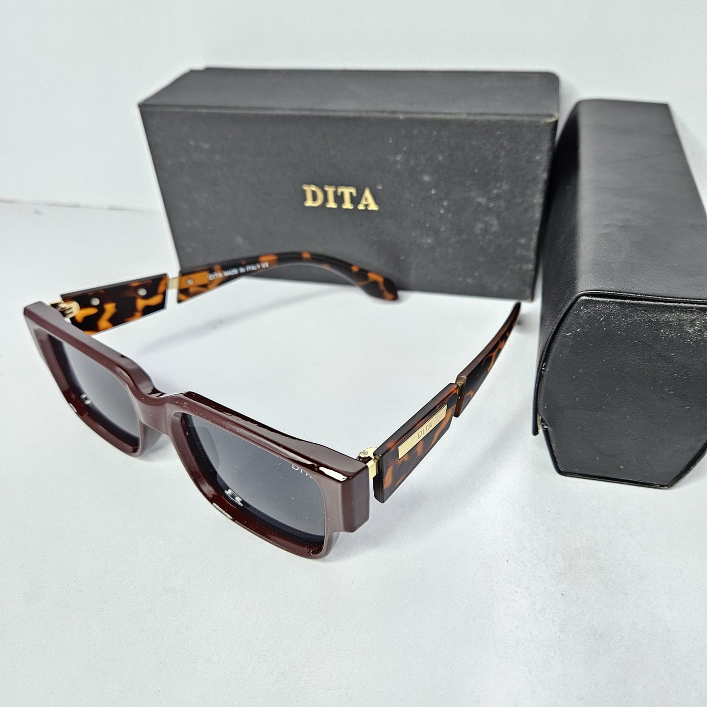 DITA Luxe Tortoise Frame Sunglasses