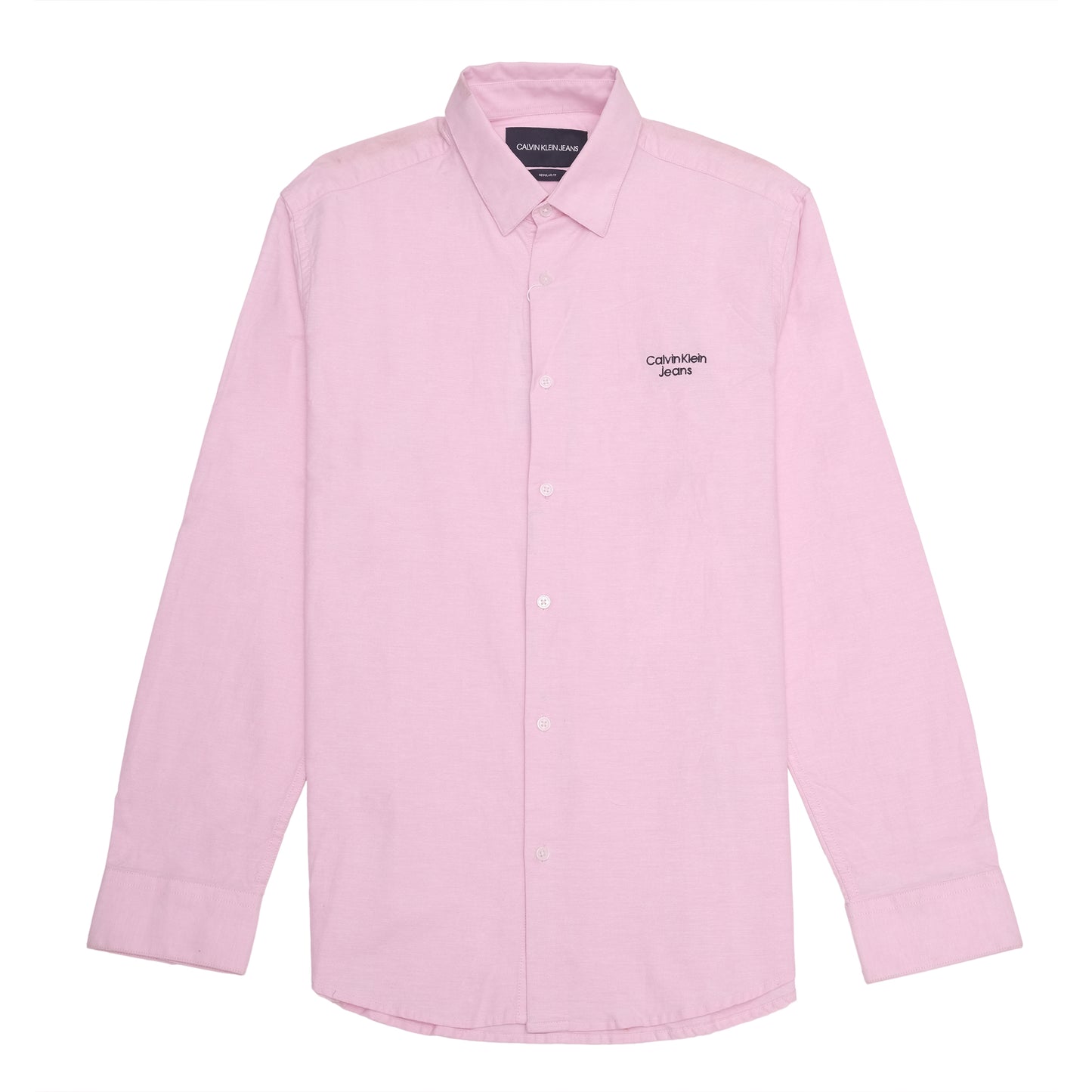CALVIN KLEIN Pink Casual Button-Up Shirt