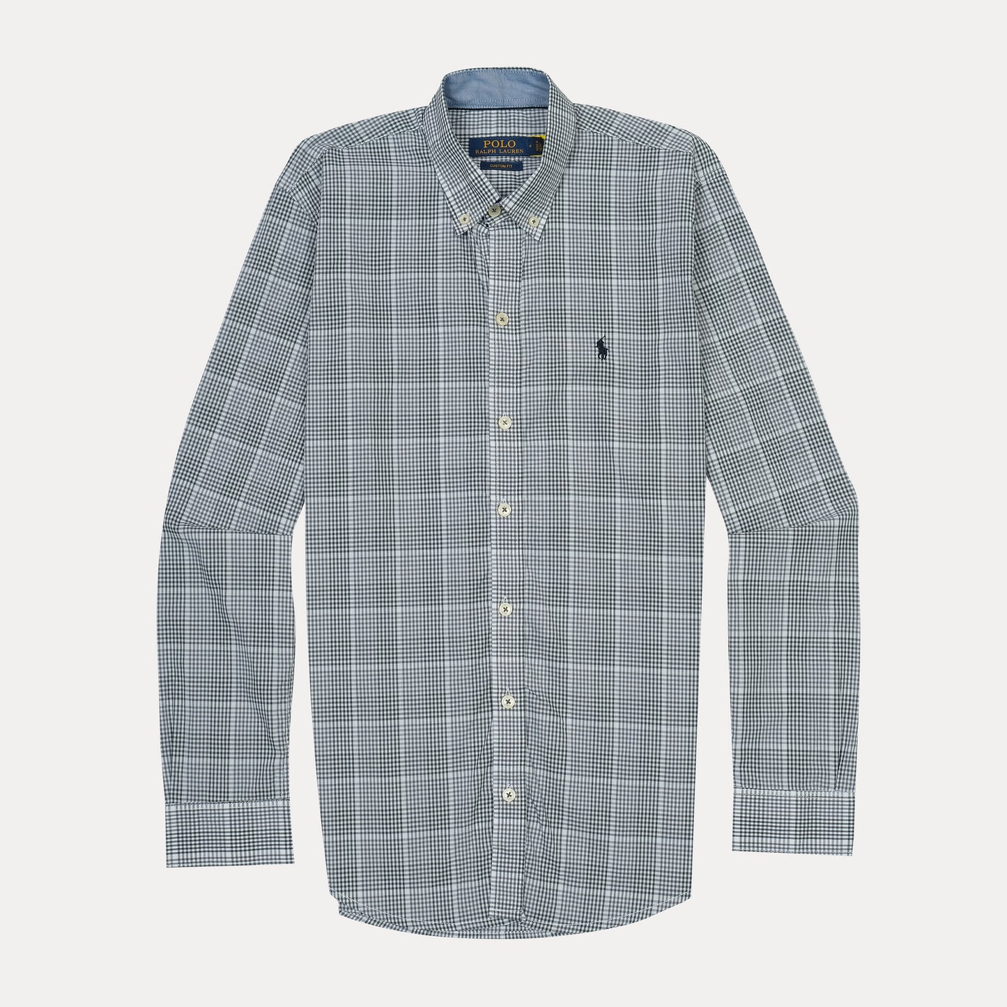 POLO RALPH LAUREN Serene Teal Tailored Fit Gingham Button-Down Shirt