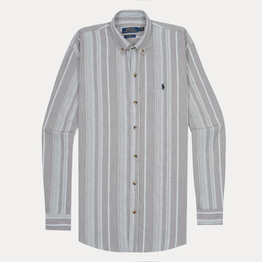 POLO RALPH LAUREN Serene Pebble Tailored Fit Long Sleeve Button-Down Shirt