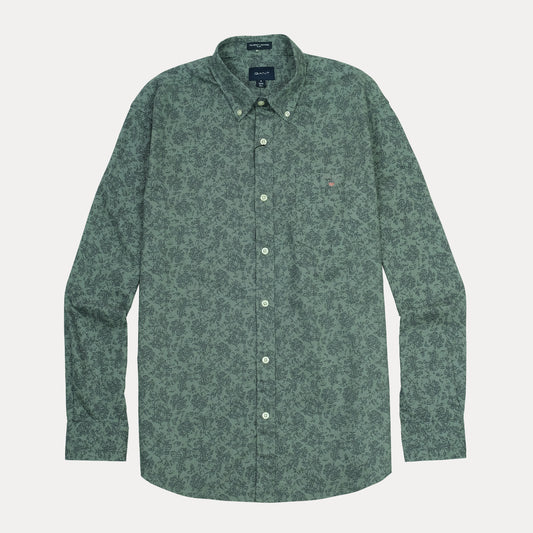 GANT Mystic Sage Slim Fit Long Sleeve Oxford Shirt