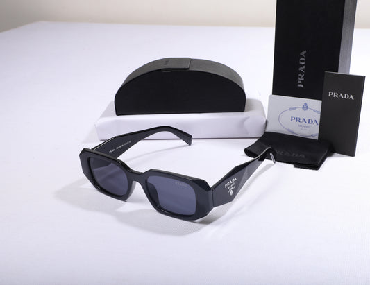 PRADA Hexagonal Frame Sunglasses with Case