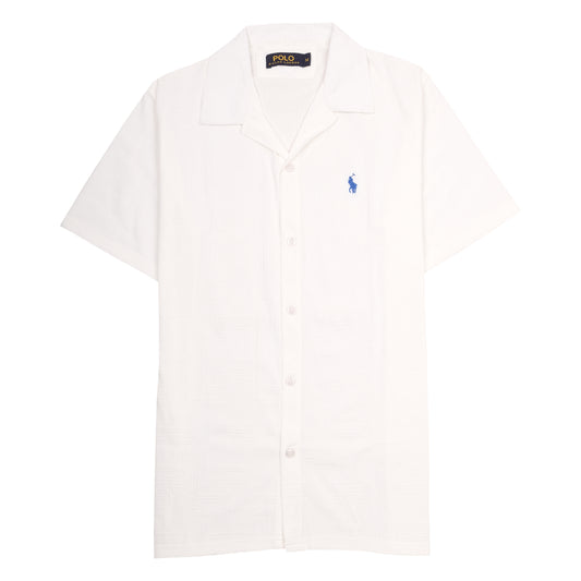 POLO Ralph Lauren White Short Sleeve Camp Shirt