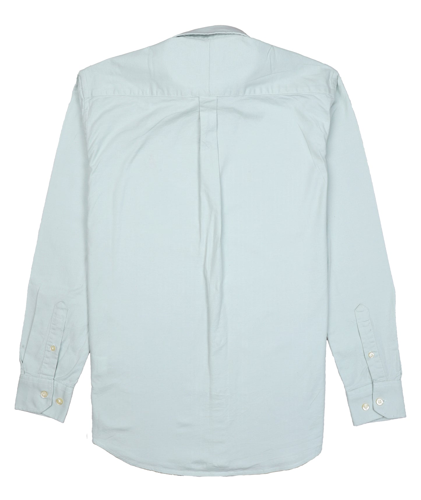 POLO RALPH LAUREN Tranquil Teal Slim Fit Long Sleeve Oxford Shirt