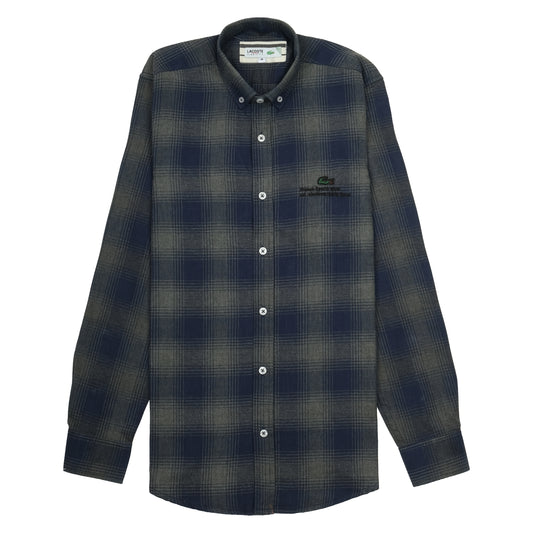 LACOSTE Midnight Forest Classic Fit Flannel Shirt