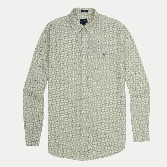 GANT Whispering Fern Slim Fit Long Sleeve Oxford Shirt
