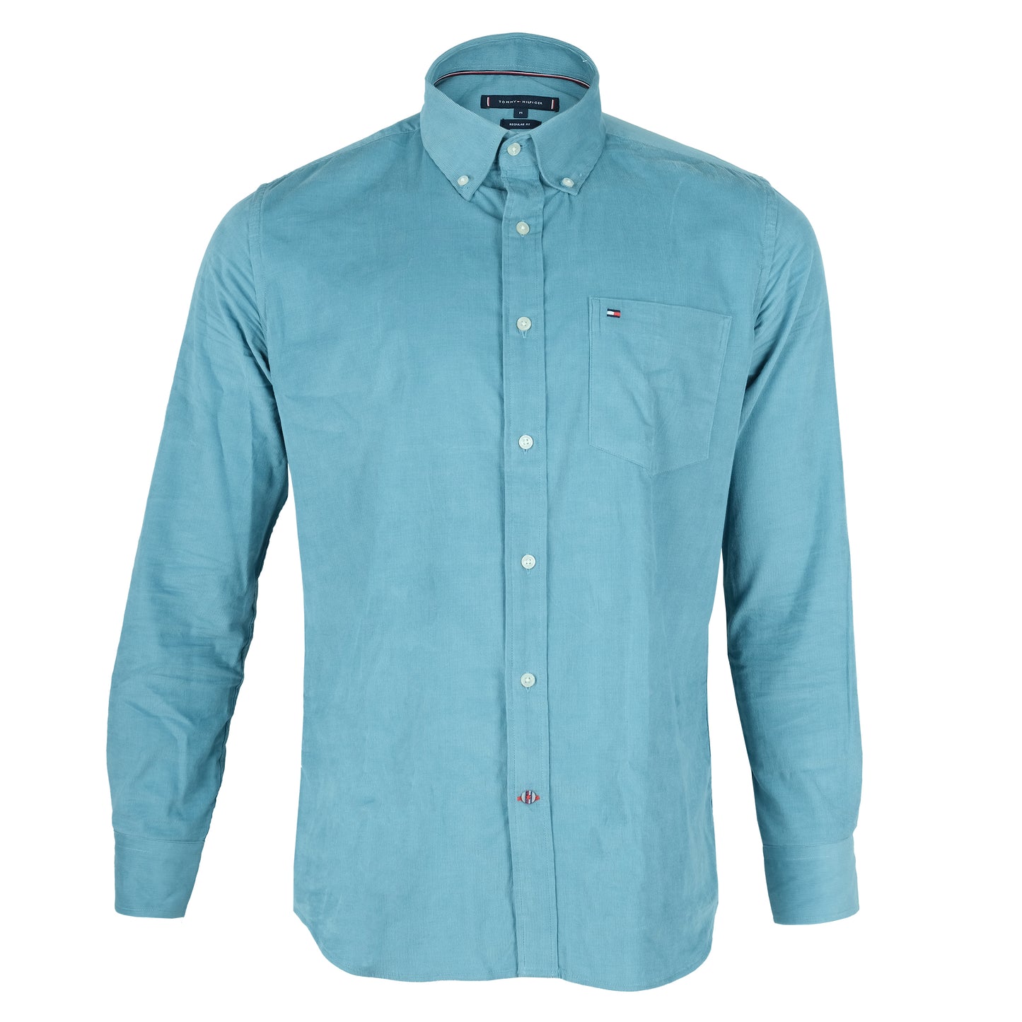 TOMMY HILFIGER Sea Blue Classic Button-Down Shirt