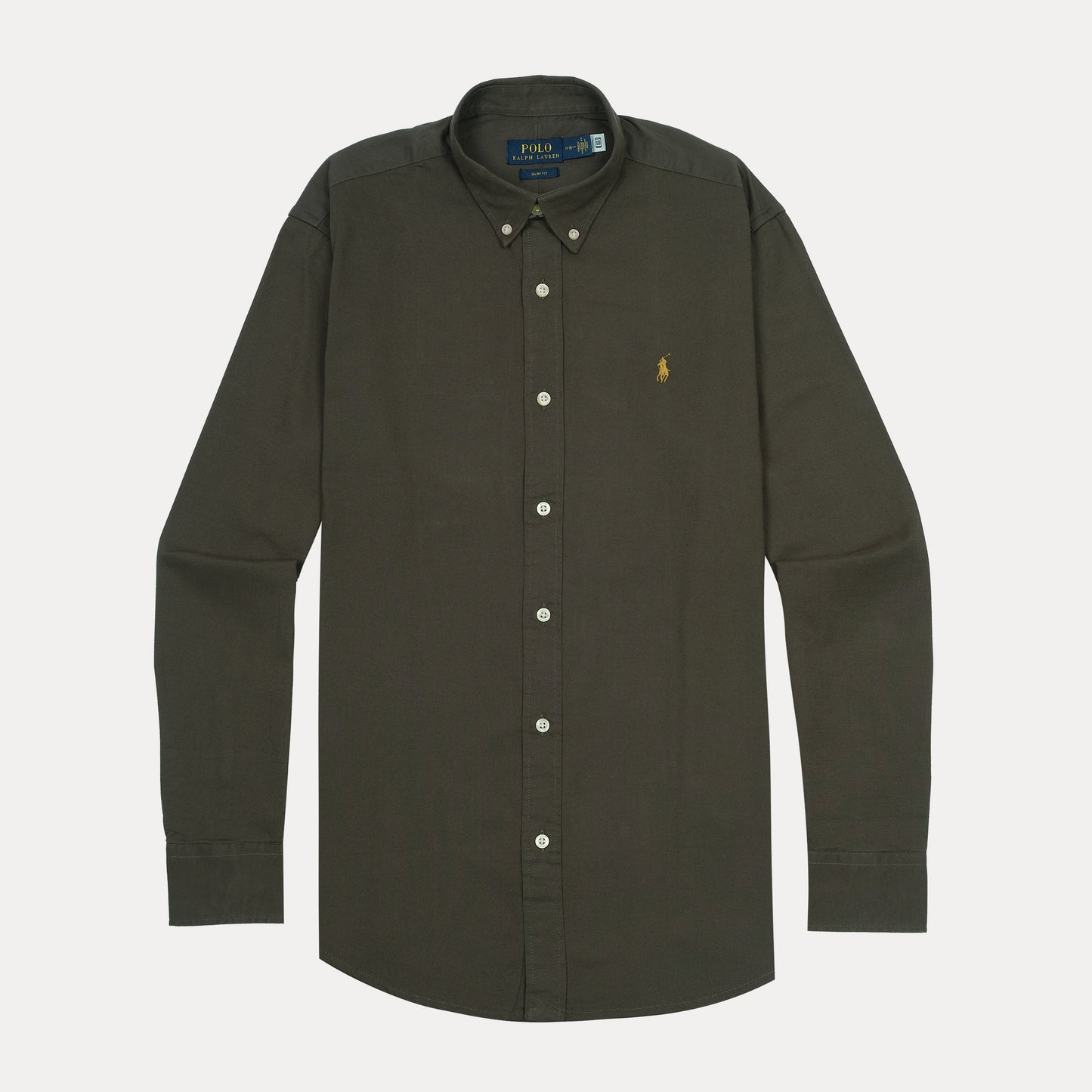 POLO RALPH LAUREN Twilight Ash Tailored Fit Long Sleeve Button-Down Shirt