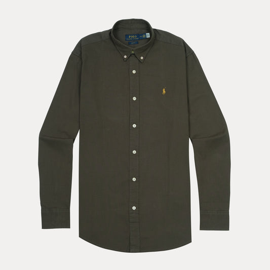 POLO RALPH LAUREN Twilight Ash Tailored Fit Long Sleeve Button-Down Shirt