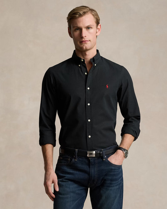 RALPH LAUREN Midnight Onyx Classic Fit Long Sleeve Button-Down Shirt