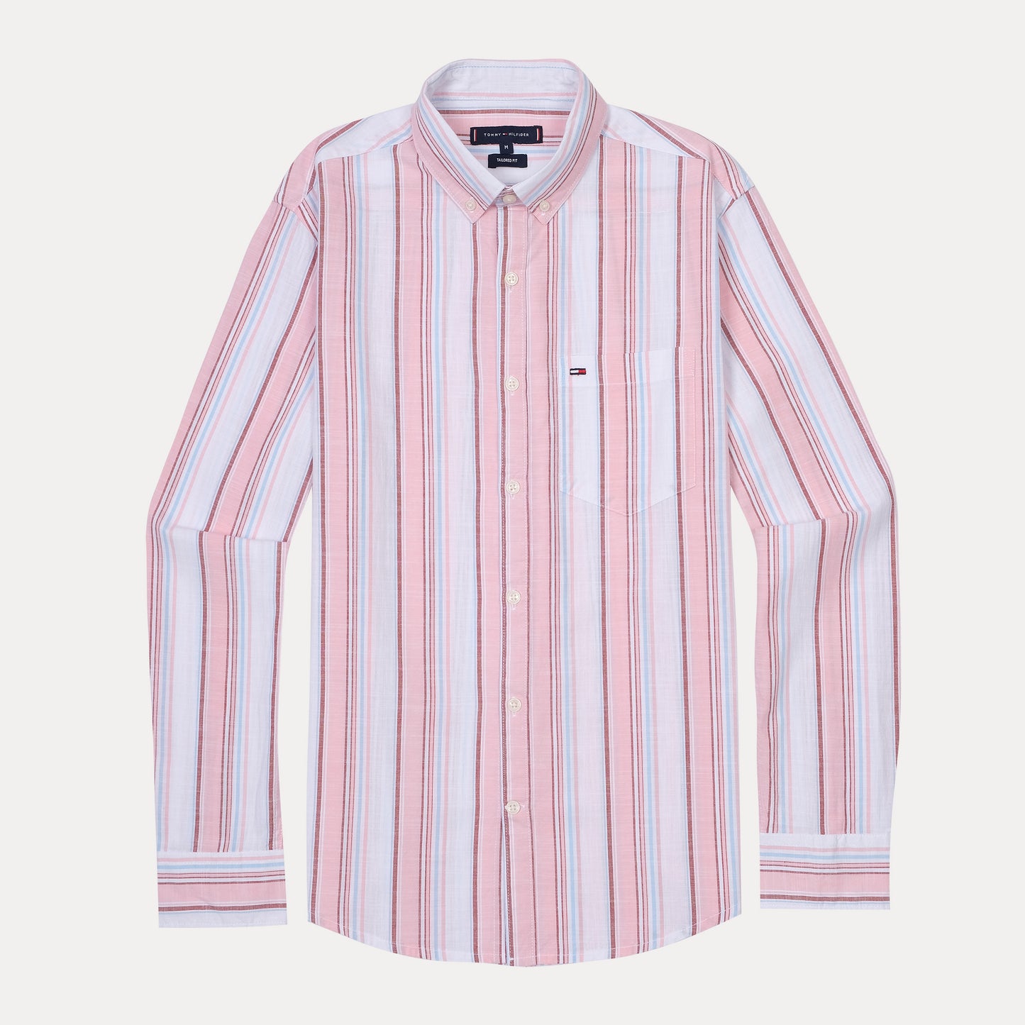 TOMMY HILFIGER Blushing Dawn Tailored Fit Long Sleeve Button-Down Shirt