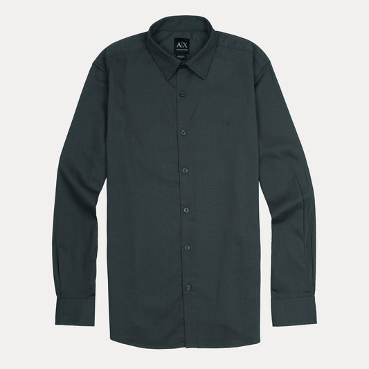 ARMANI EXCHANGE Mystic Pine Tailored Fit Long Sleeve Shirt