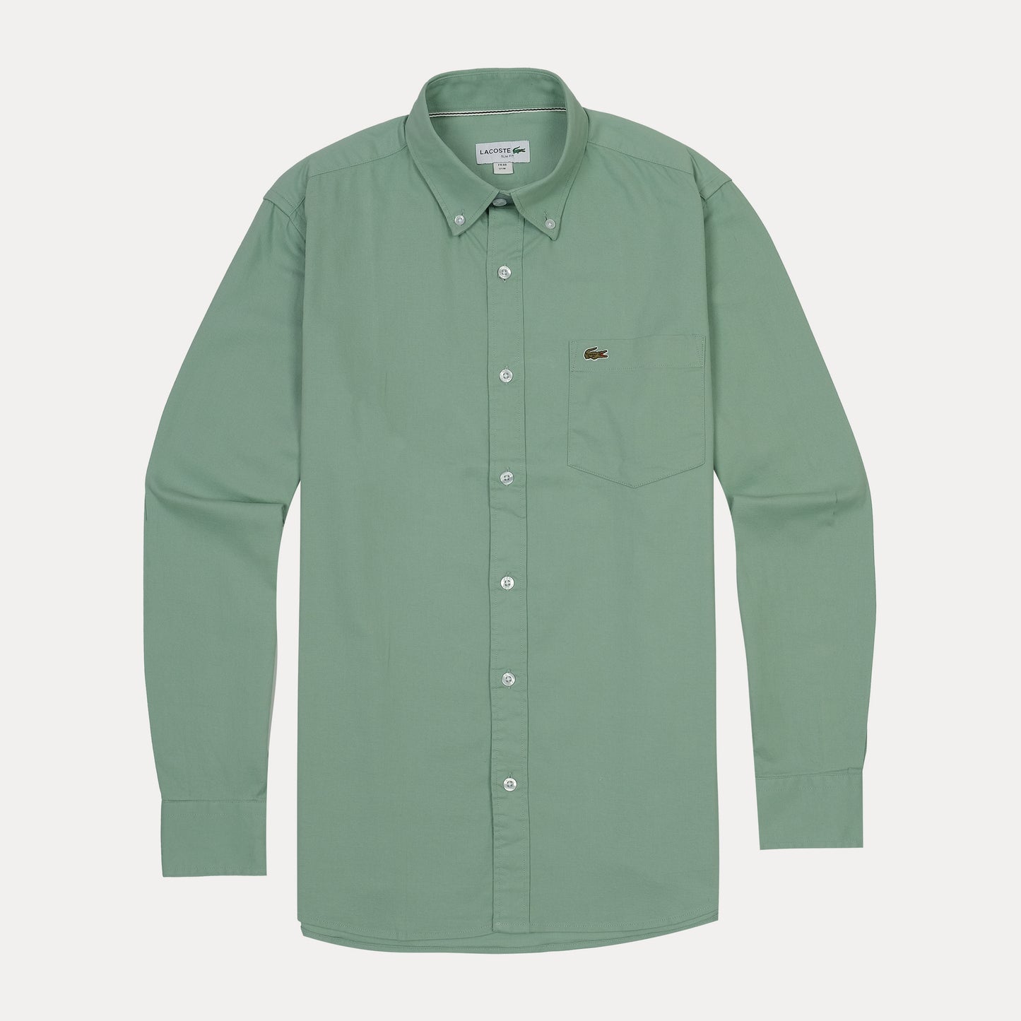 LACOSTE Serene Lagoon Classic Fit Long Sleeve Button-Down Shirt