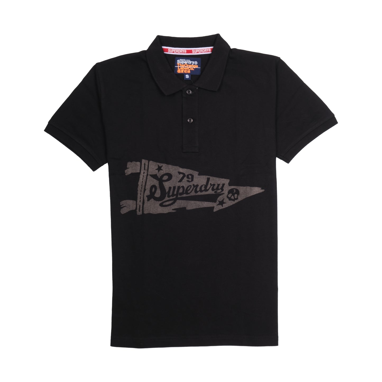 Superdry Black Classic Logo Polo Shirt