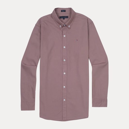 TOMMY HILFIGER Serene Blush Tailored Fit Long Sleeve Button-Down Shirt