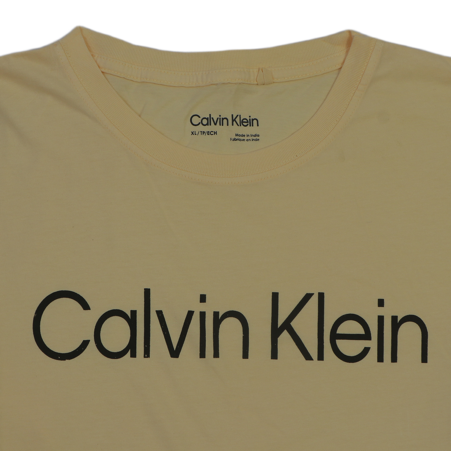 CALVIN KLEIN Sunbeam Honey Tailored Fit Long Sleeve T-Shirt