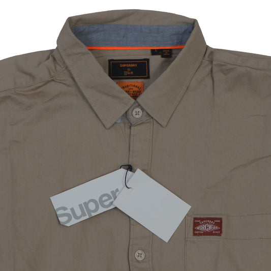 SUPERDRY Amber Dune Tailored Fit Long Sleeve Shirt