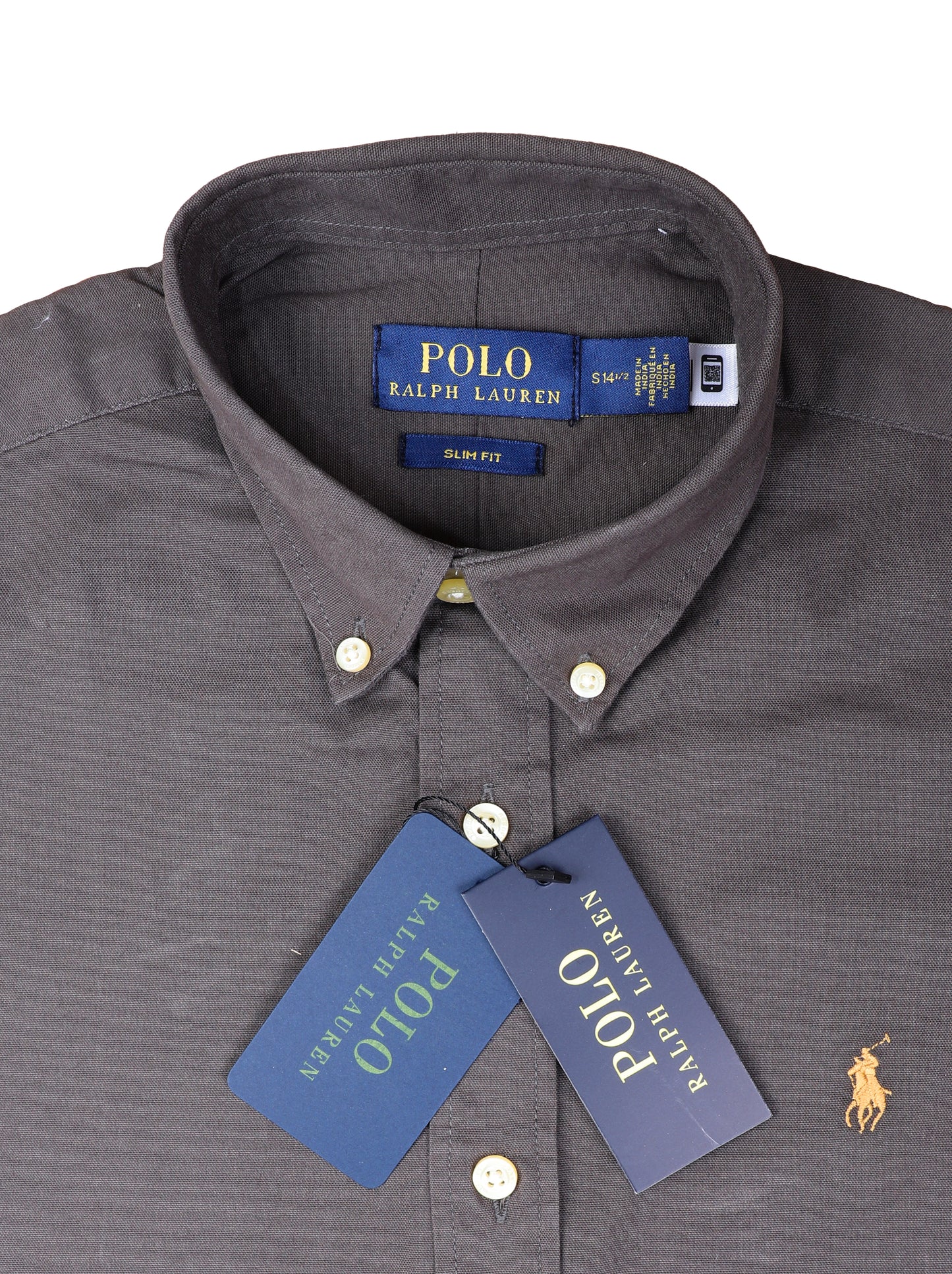 POLO RALPH LAUREN Twilight Ash Tailored Fit Long Sleeve Button-Down Shirt