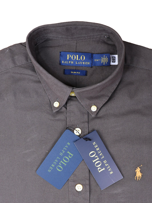 POLO RALPH LAUREN Twilight Ash Tailored Fit Long Sleeve Button-Down Shirt