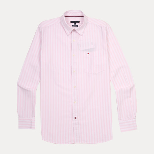 TOMMY HILFIGER Petal Blossom Refined Fit Long Sleeve Dress Shirt