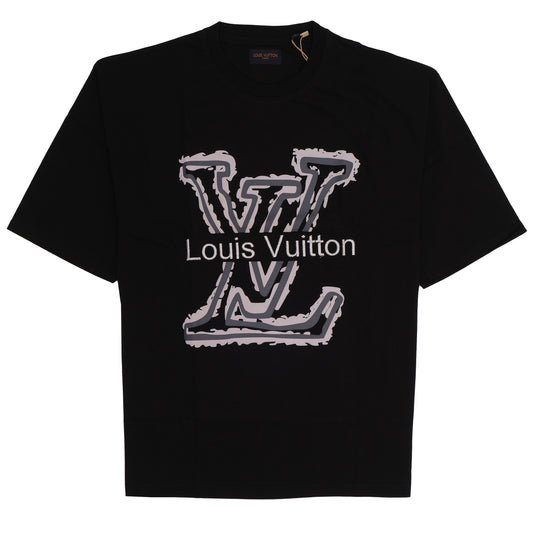 LOUIS VUITTON Black Graphic Logo T-Shirt