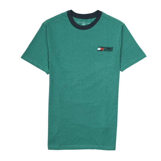 Tommy Hilfiger Seagreen Round Neck T-shirt