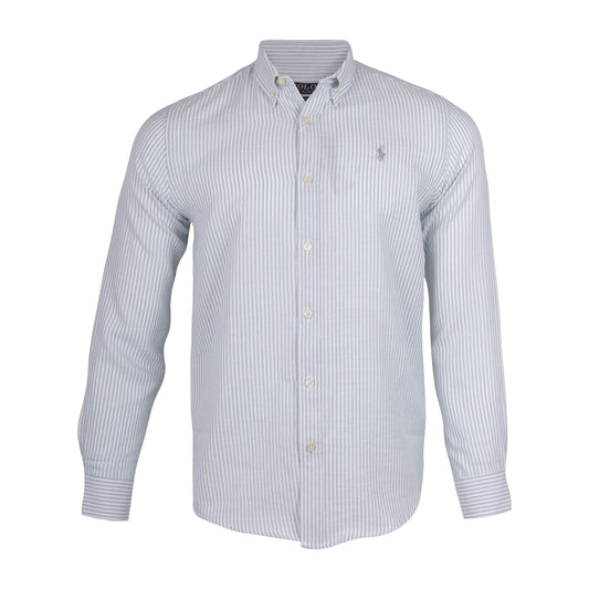 POLO RALPH LAUREN Serene Sky Classic Fit Striped Button-Down Shirt