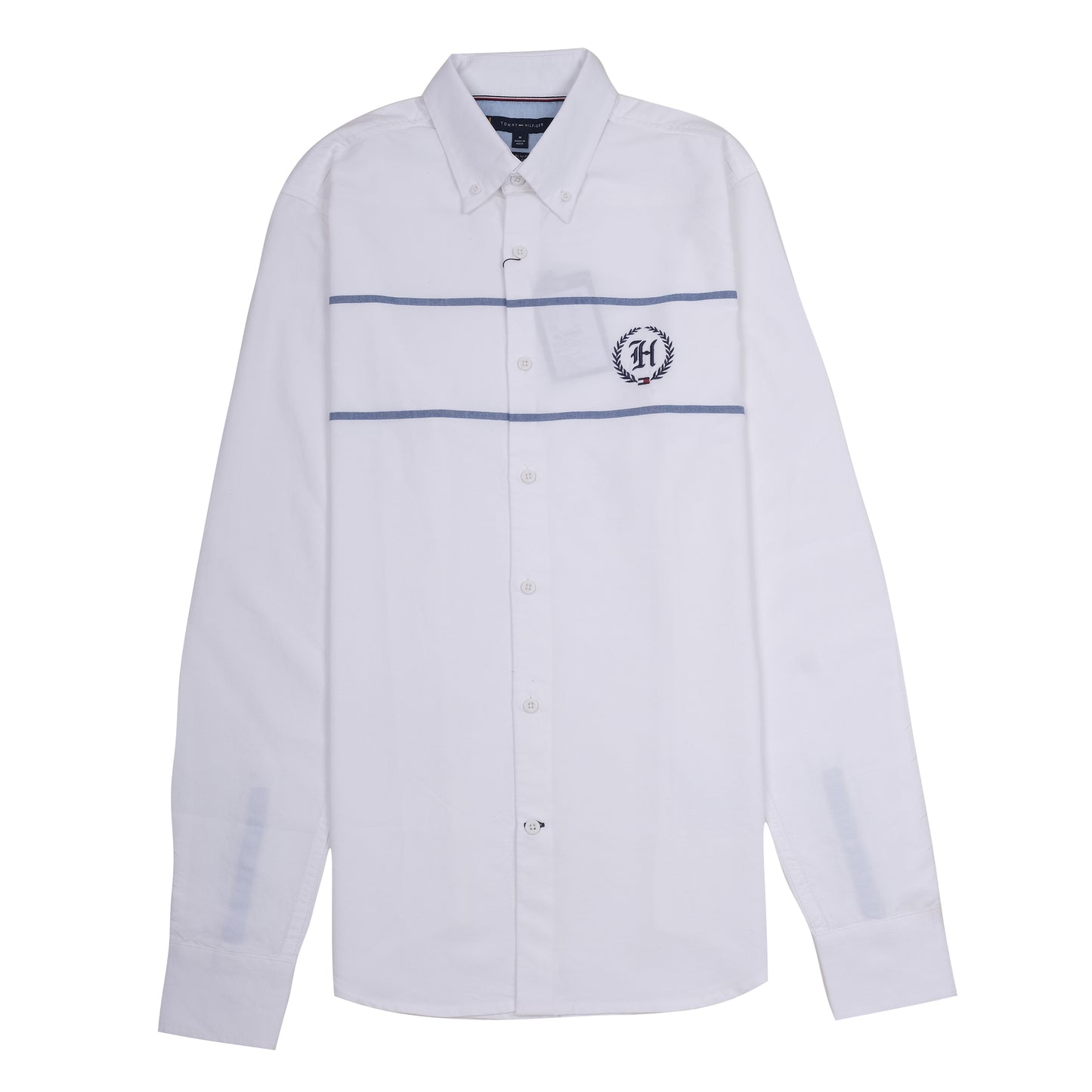 TOMMY HILFIGER Pearl Essence Tailored Fit Long Sleeve Button-Up Shirt