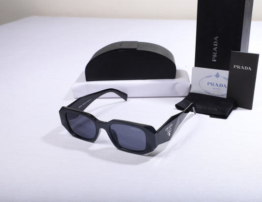 PRADA Hexagonal Frame Sunglasses with Case
