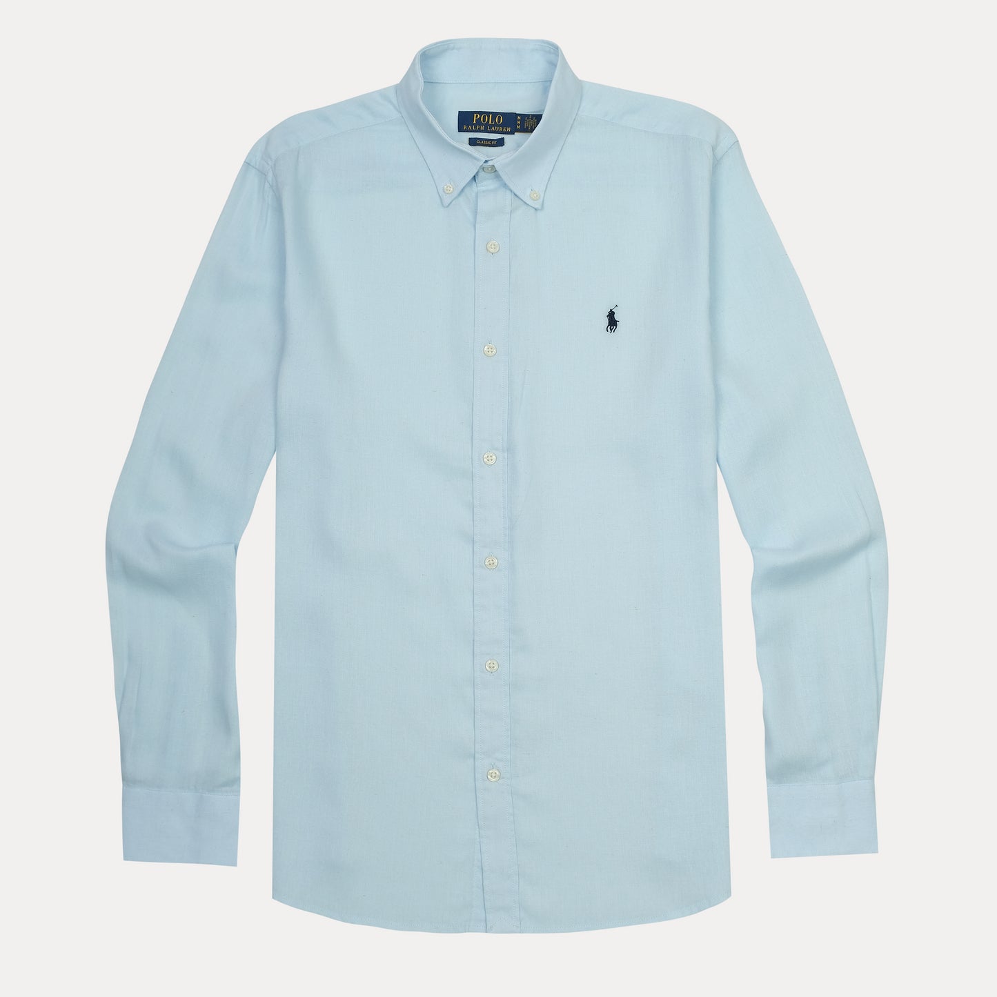 POLO RALPH LAUREN Celestial Aqua Tailored Fit Long Sleeve Button-Up Shirt