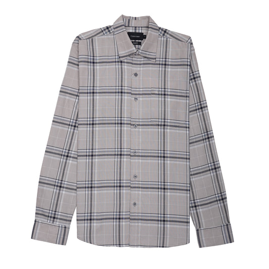 CALVIN KLEIN Astral Quartz Slim Fit Long Sleeve Shirt