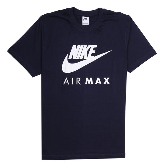 NIKE Air Max Navy Graphic Logo T-Shirt