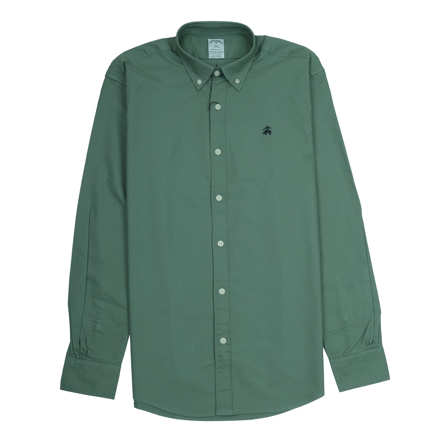 BROOKS BROTHERS Enchanted Fern Tailored Fit Long Sleeve Stretch Oxford Shirt